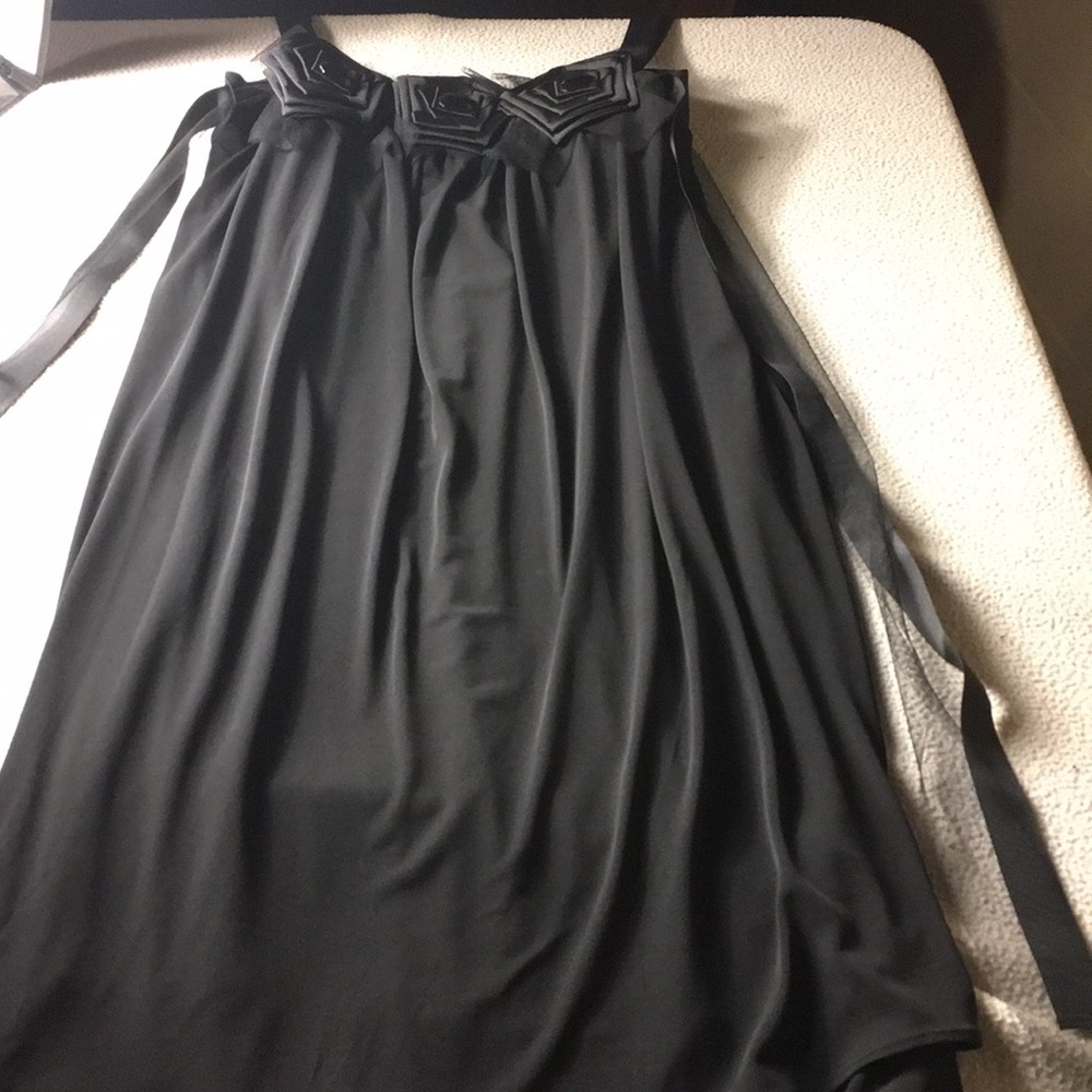 Little black dress with flowers small - Picture 2 of 5